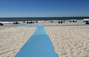 Mobi mats at Smith Point Beach